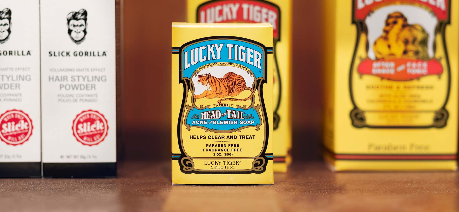Lucky Tiger Acne & Blemish Soap - Barber Industries Westfield Tuggerah