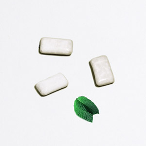 Chewing gum menthe verte