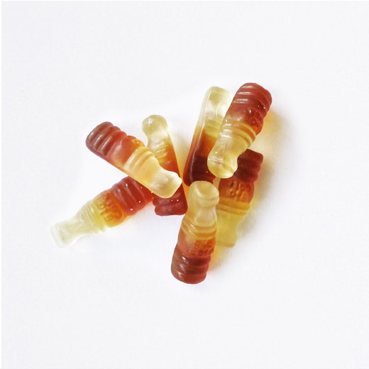 Bonbons bouteille cola