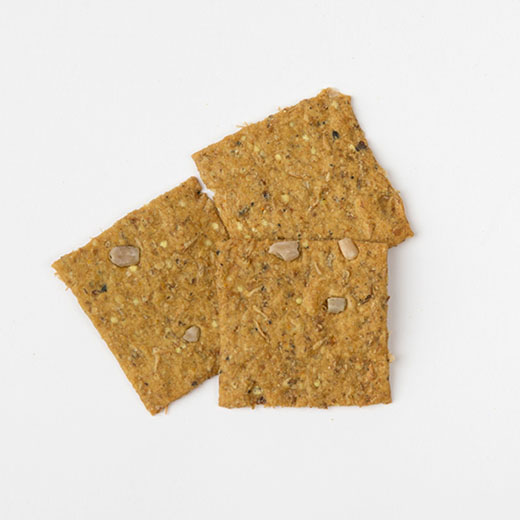 Crackers drêches chataigne curcuma