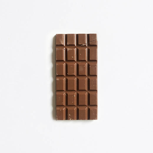 Tablette de chocolat lait et noisettes bio