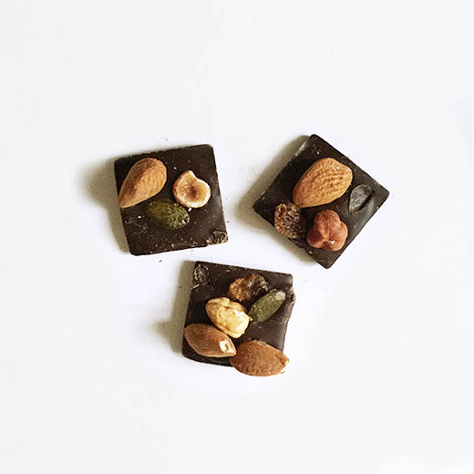 Mendiants chocolat bio