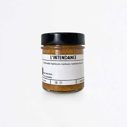 Tartinade haricots tarbais tomate basilic bio