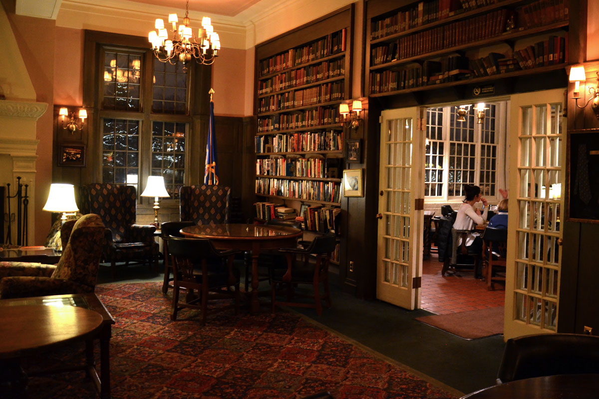 Fireside room
