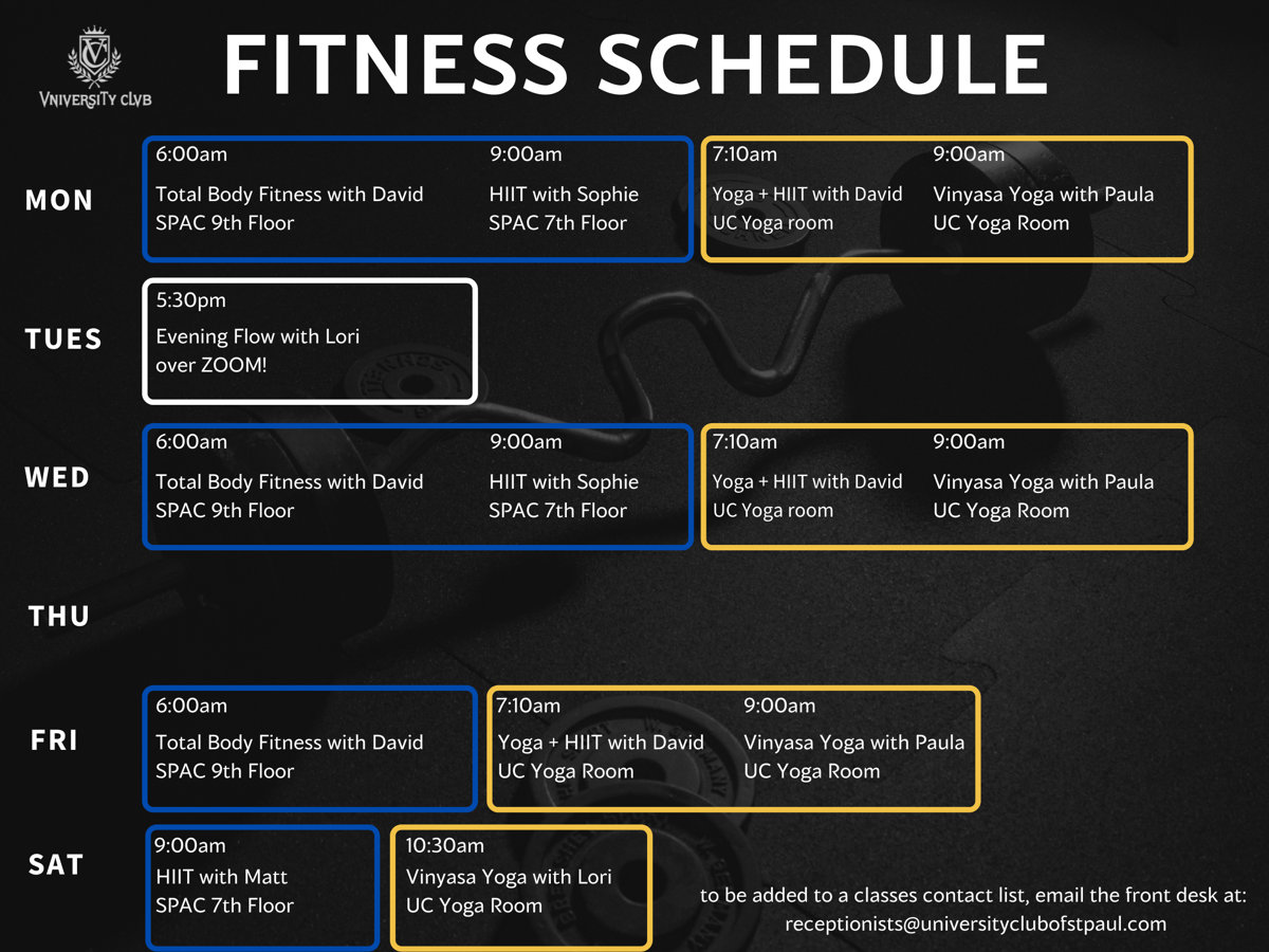 Group fitness class