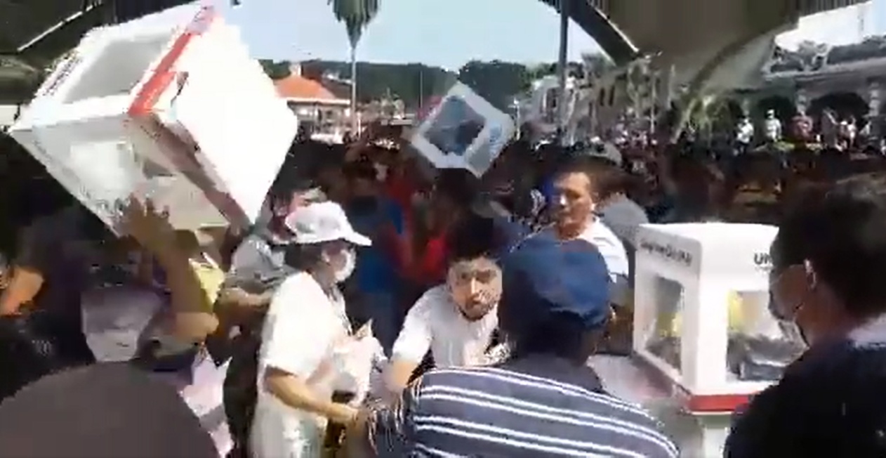 Quema de urnas y golpes: Guerrero, Chiapas, Hidalgo y Puebla reportan violencia durante las elecciones de Morena
