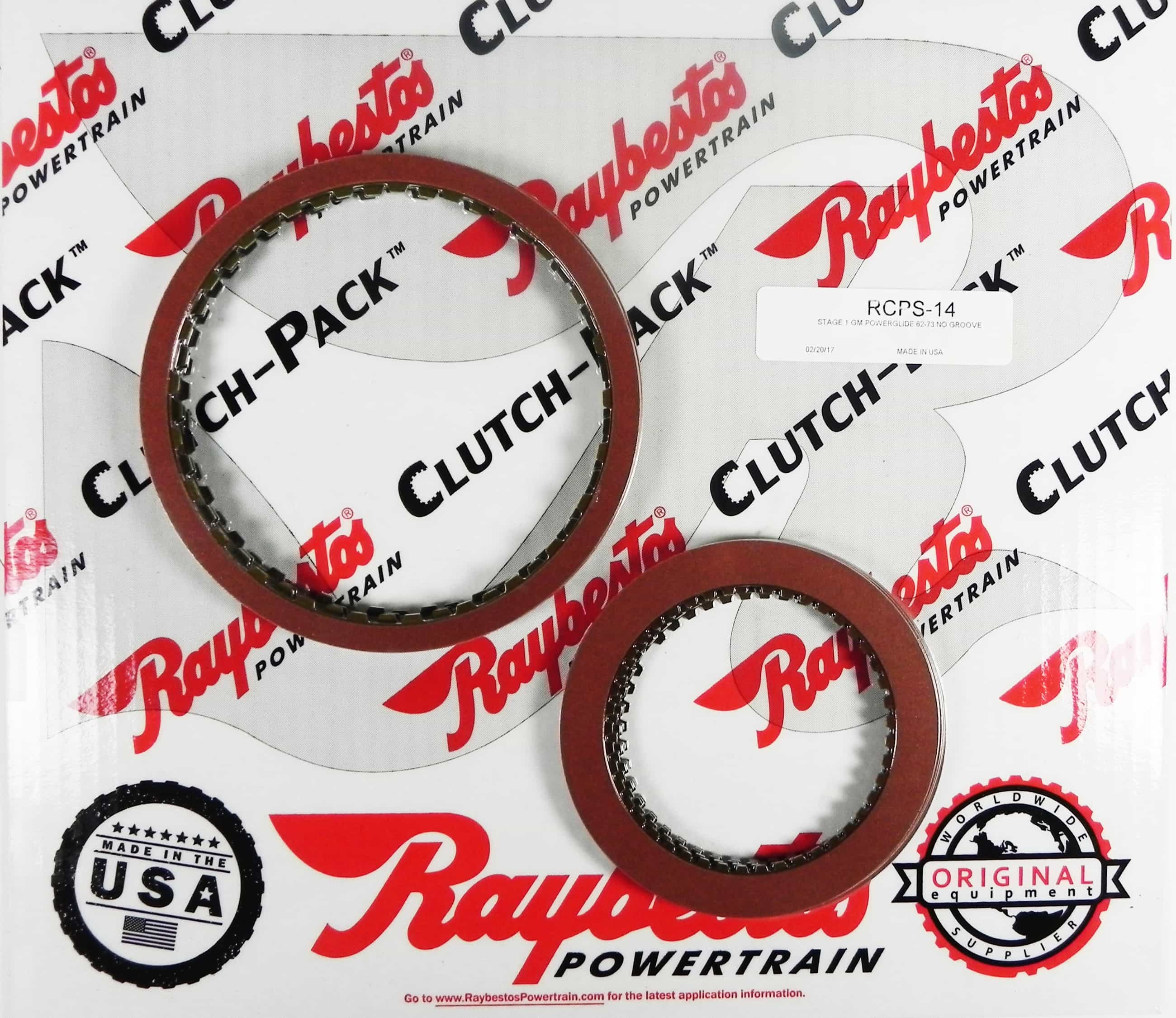 GM POWERGLIDE Stage1 Friction Clutch Pack Raybestos Powertrain