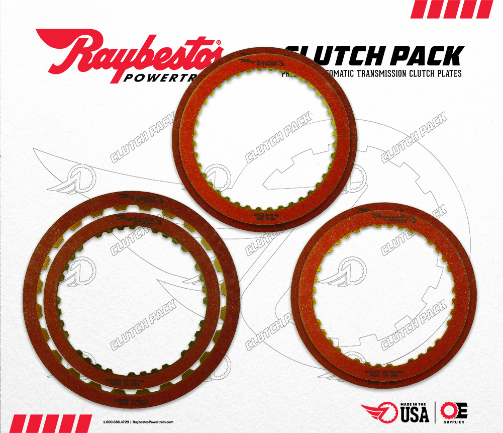 Raybestos Stage-1 Friction Clutch Pack For GM TH350C Transmission (1969-1986 Models) - RCPS-02
