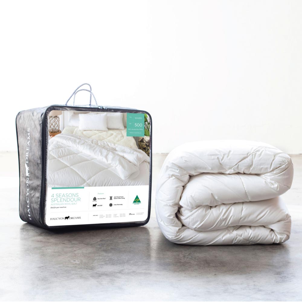 Halcyon Dreams wool quilt