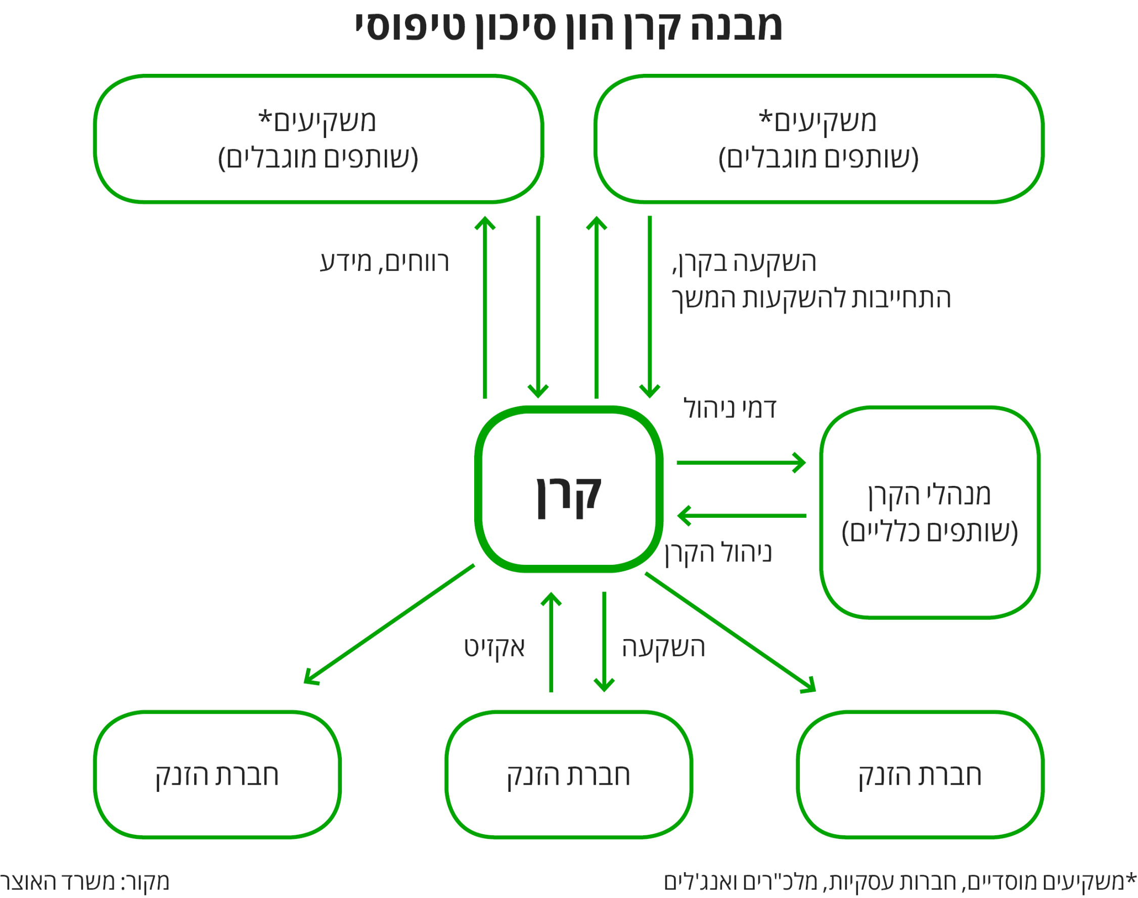 מבנה קרן הון סיכון טיפוסי