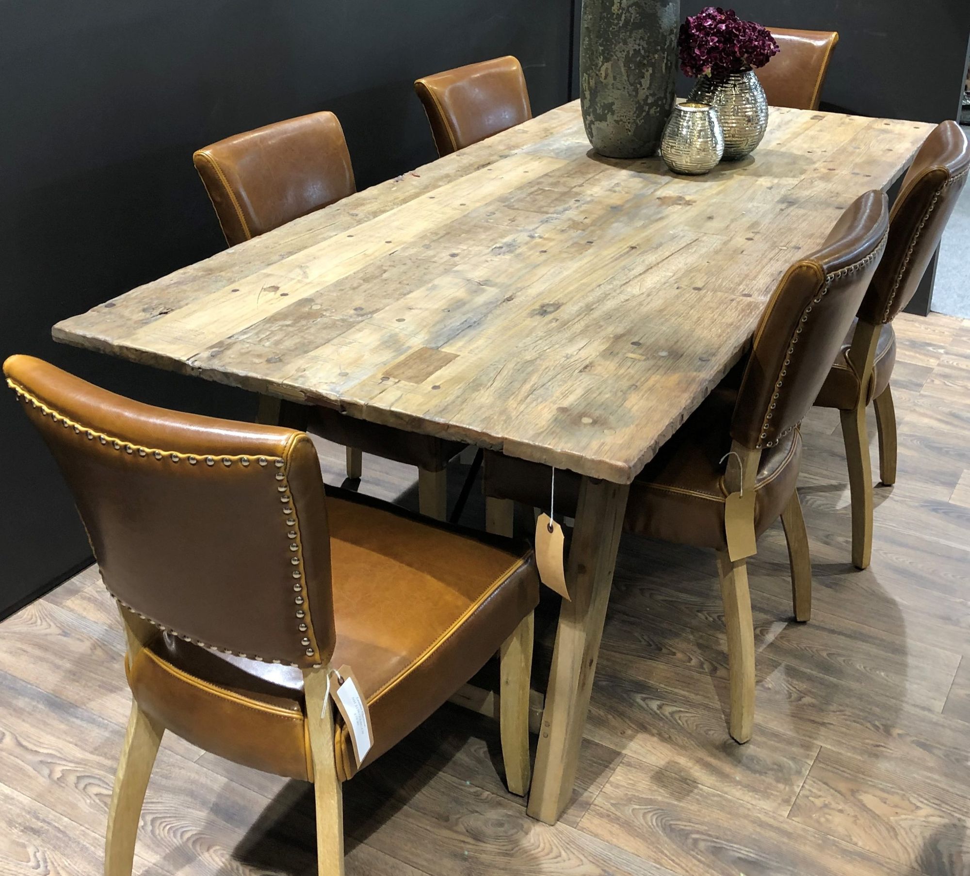 Pier 39 - 2.2m Boatwood Dining Table With Cowboy Foot | Living & Dining ...