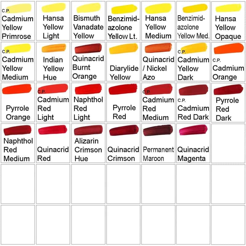 Golden Acrylic Paints