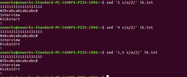 Sed Command In Linux Unix With Examples | Interviewkickstart