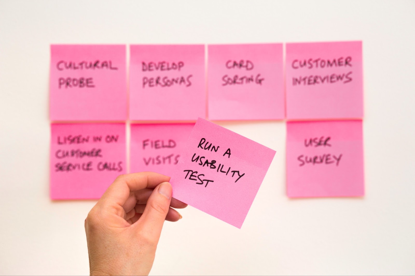Post-It's mit verschiedenen To Do's
