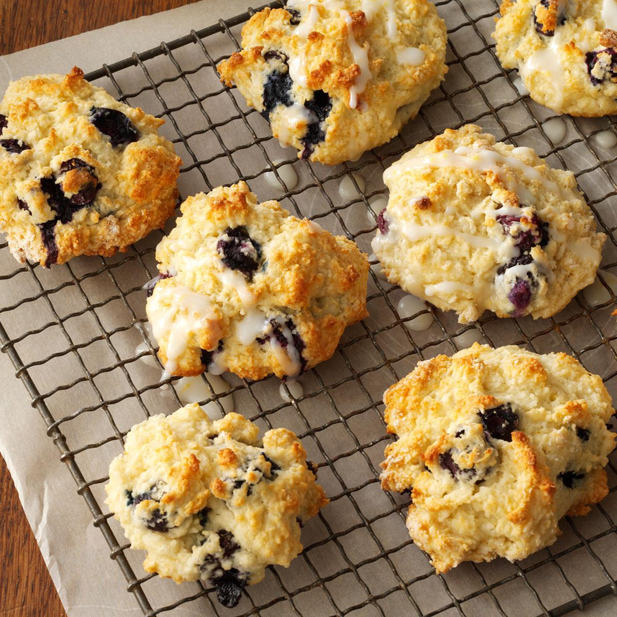 1. Bisquick Low Fat Blueberry Biscuits.