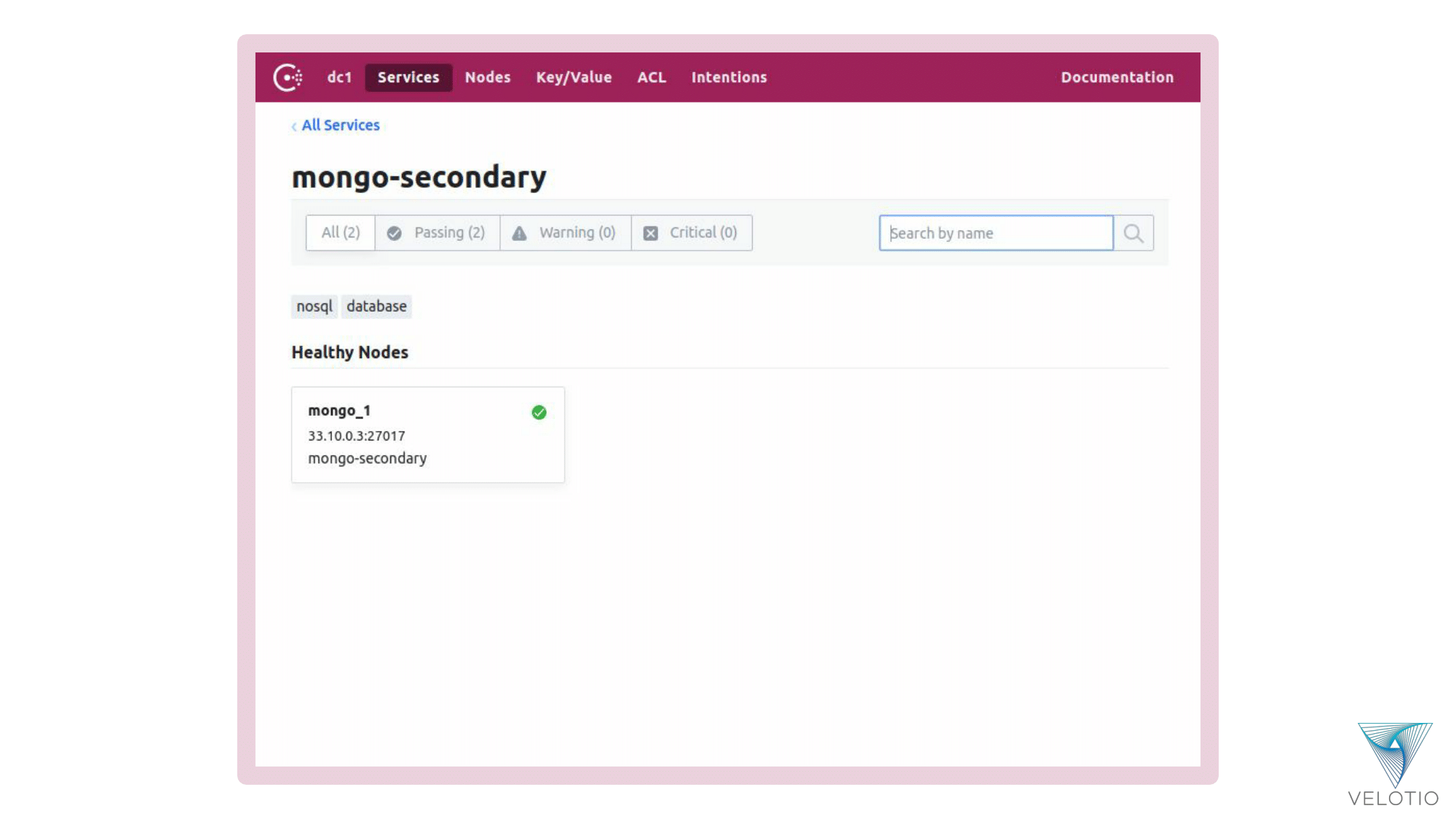 MongoDB Secondary instance