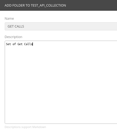 Postman - Adding Folders