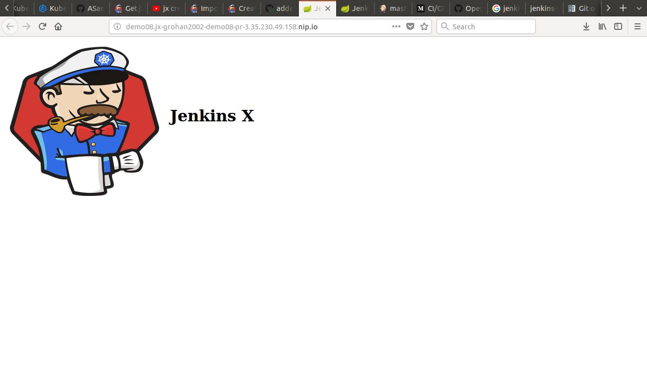 Jenkins X Application