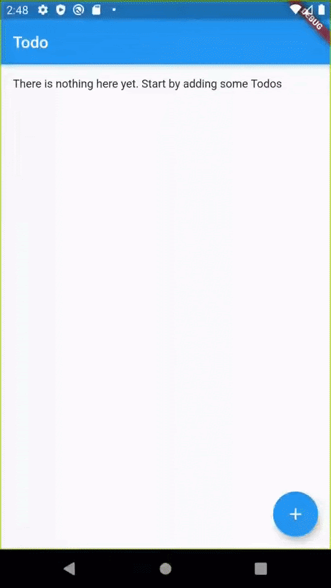 To-do App screencast