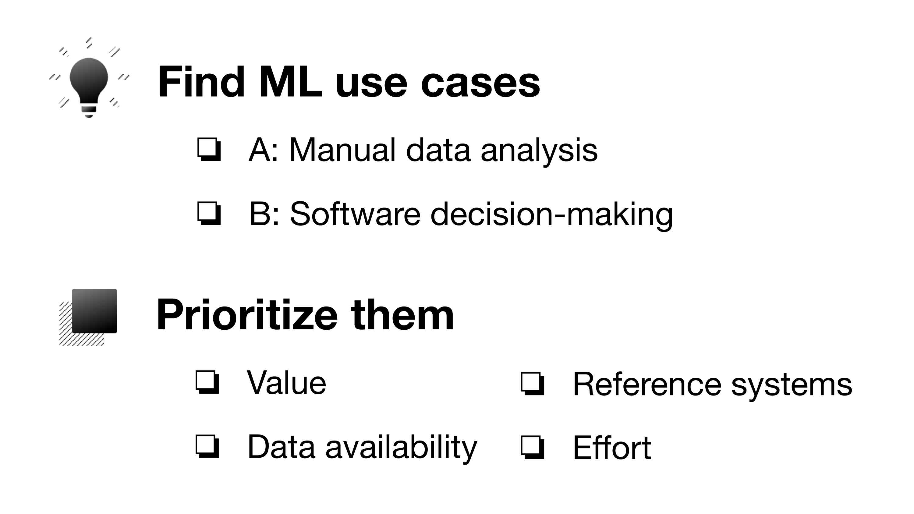 The Machine Learning Use Case Checklist