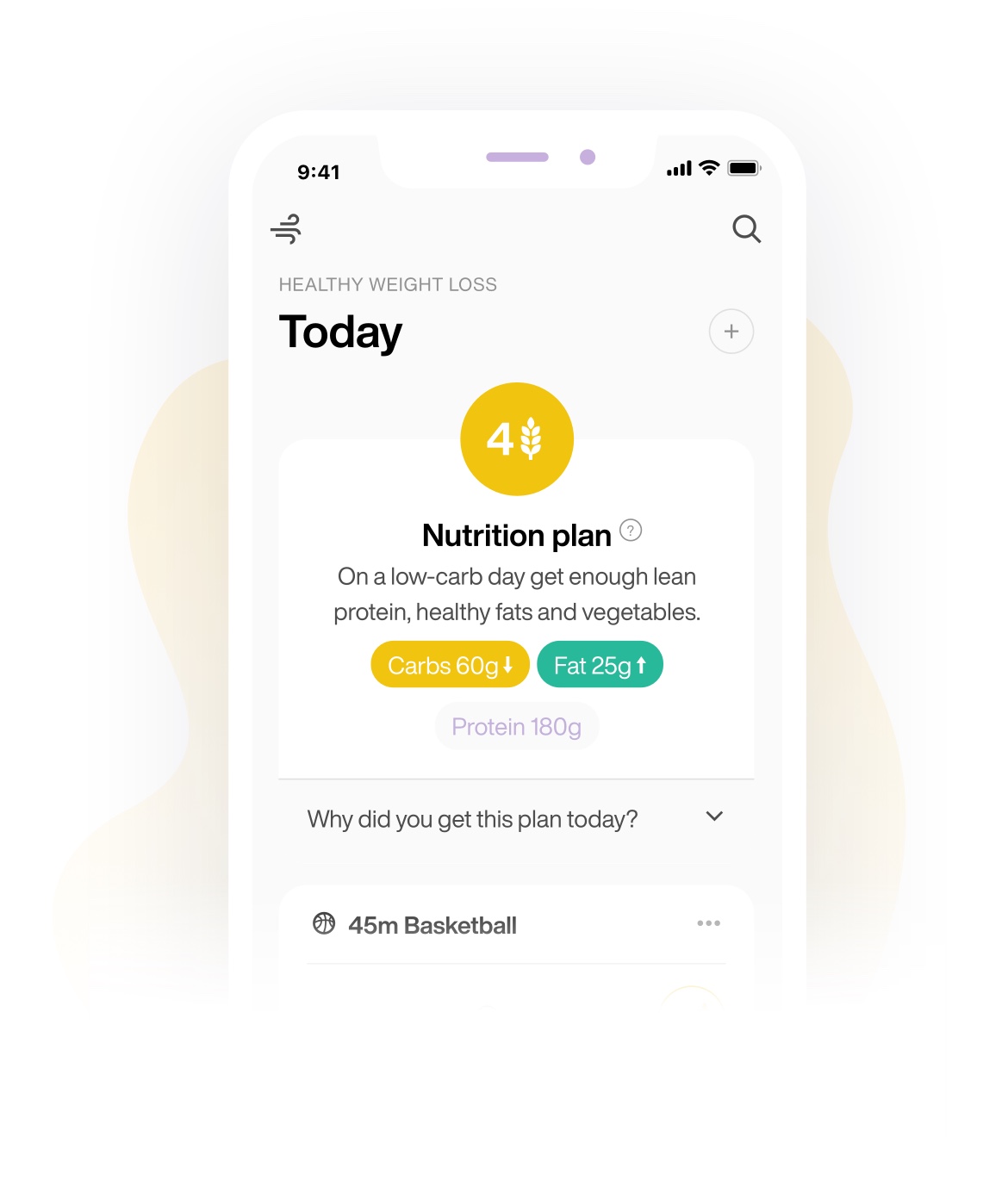 screenshot from lumen metabolism trackers mobile app - results