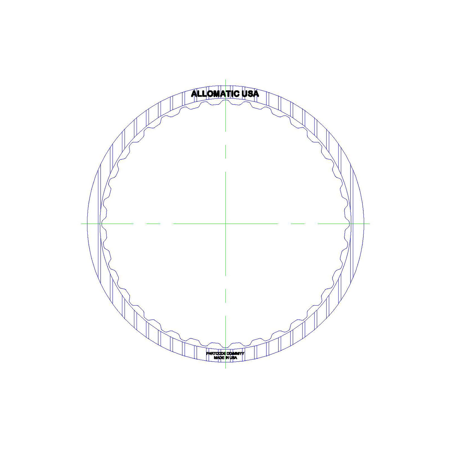Suzuki A174 C1 Front Clutch Friction Clutch Plate 5121032 | Allomatic