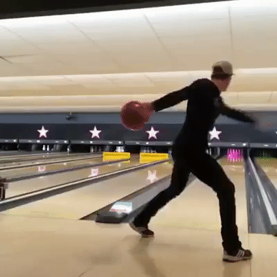 GIF strike bowling