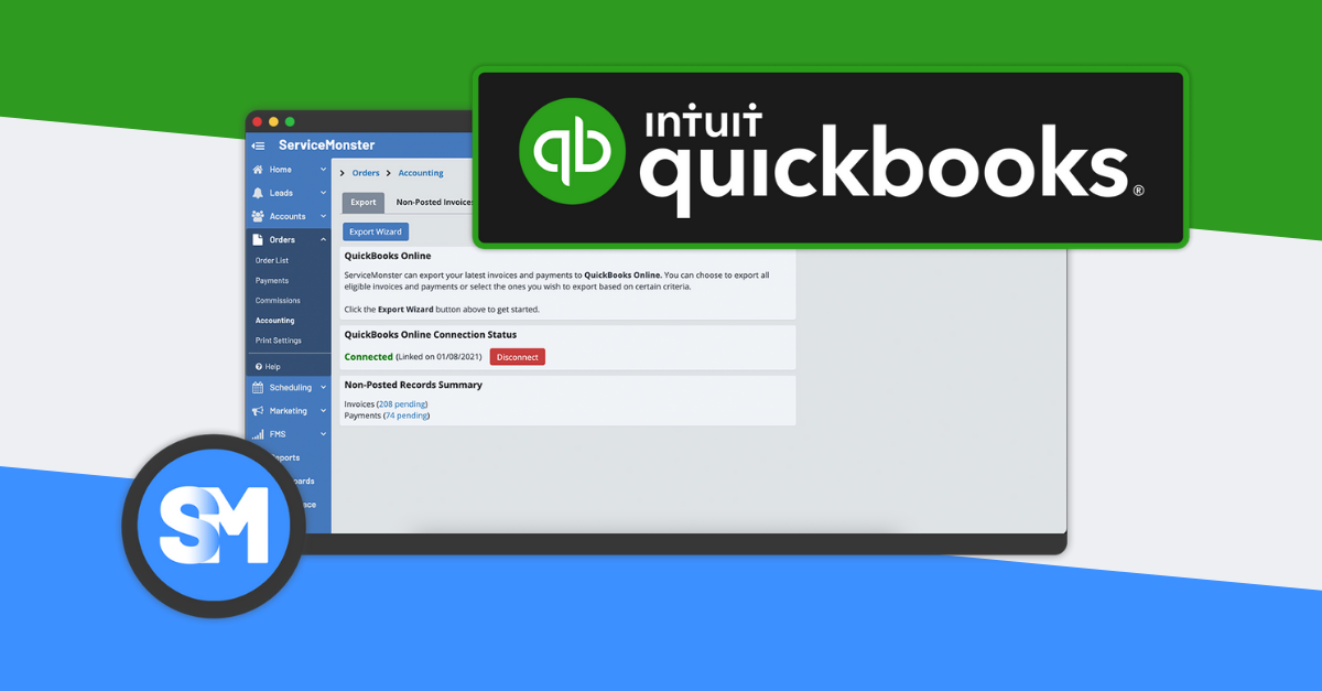 QuickBooks Scheduling & Work Order Software | ServiceMonster