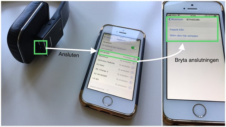 Ansluta Två Bluetooth Enheter Iphone