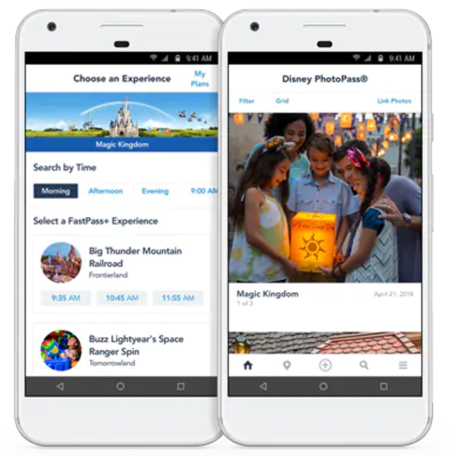 Disney app for omnichannel experience