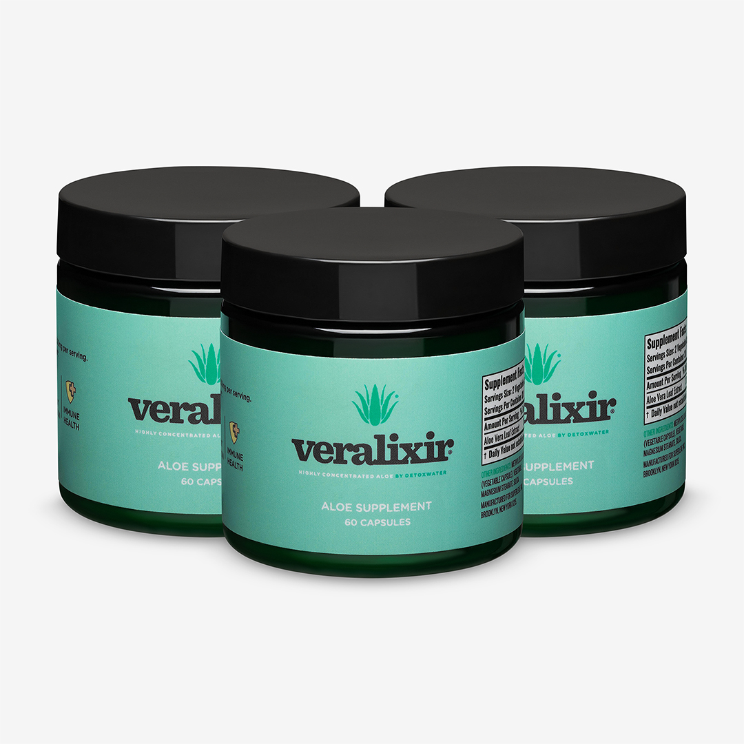 Detoxwater aloe supplement veralixir