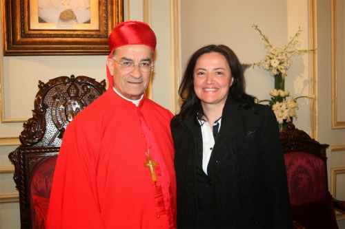 Myrna e Patriarca Rai