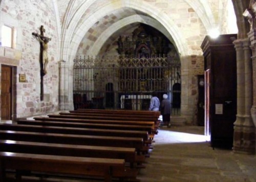 interior de la ermita de la hoz