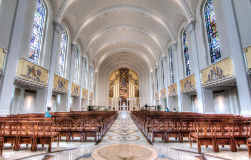 Interior de Capilla de Madonna de la Strada en Loyola University