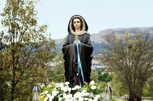 virgen de los dolores de el escorial