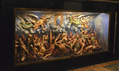 cuadro de las almas del purgatorio fondo