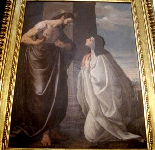 santa lutgarda por goya