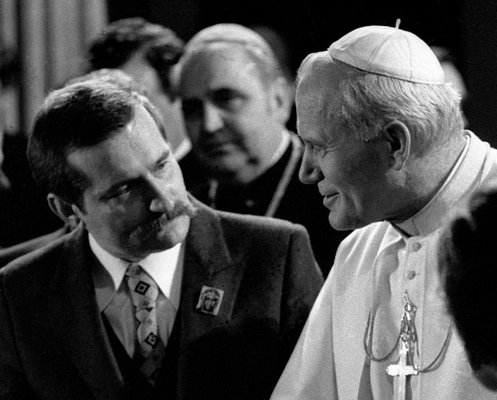 lech walesa y juan pablo ii