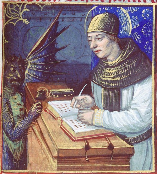 titivillus atormenta a un escriba