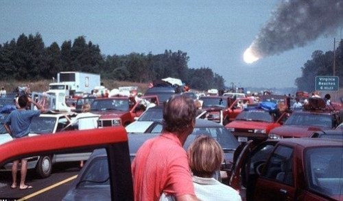 gente ve cayendo meteorito a la tierra