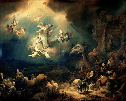 angeles y pastores