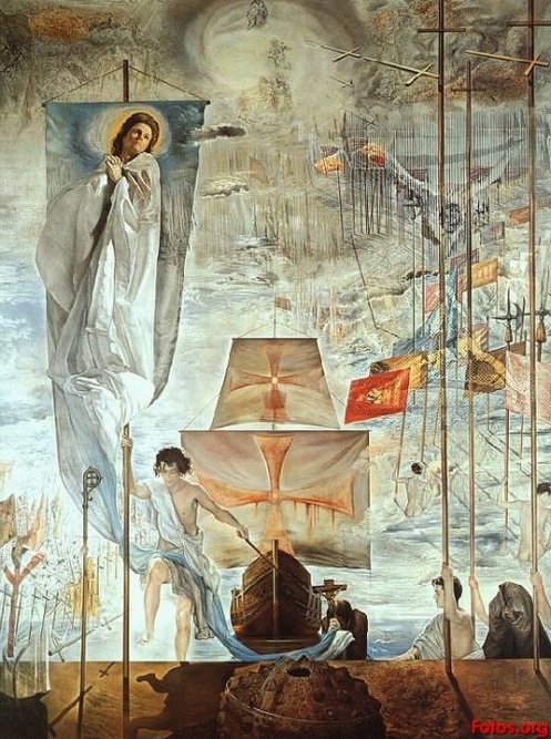 descubrimiento de america por salvador dali