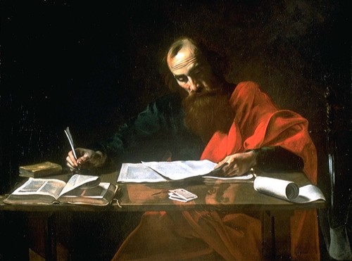 san pablo escribiendo