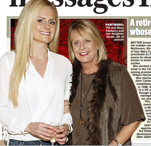 maria carberry con su hija