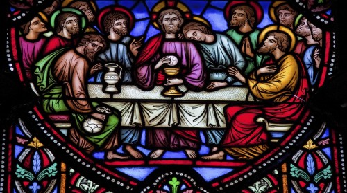 vitral de la ultima cena