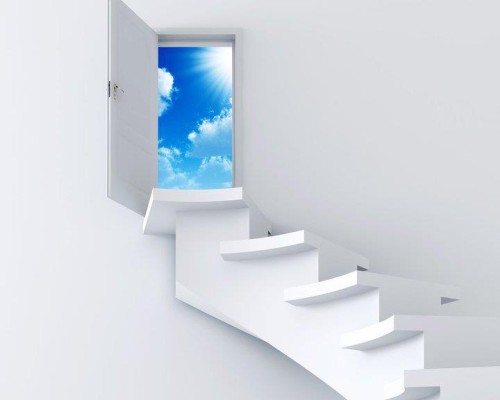 escalera que lleva al cielo