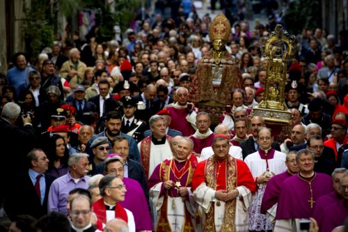 procesion de san genaro 19 de septiembre