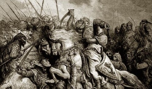 ricardo y saladino gustave dore