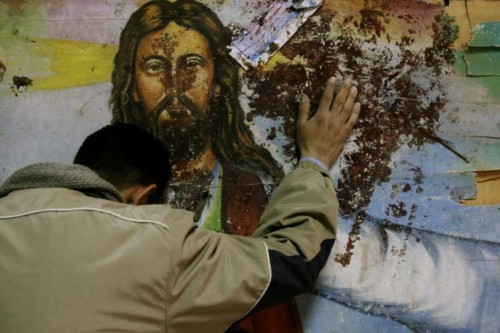 cristo manchado de alejandria