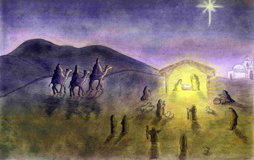 dibujo de la navidad fondo